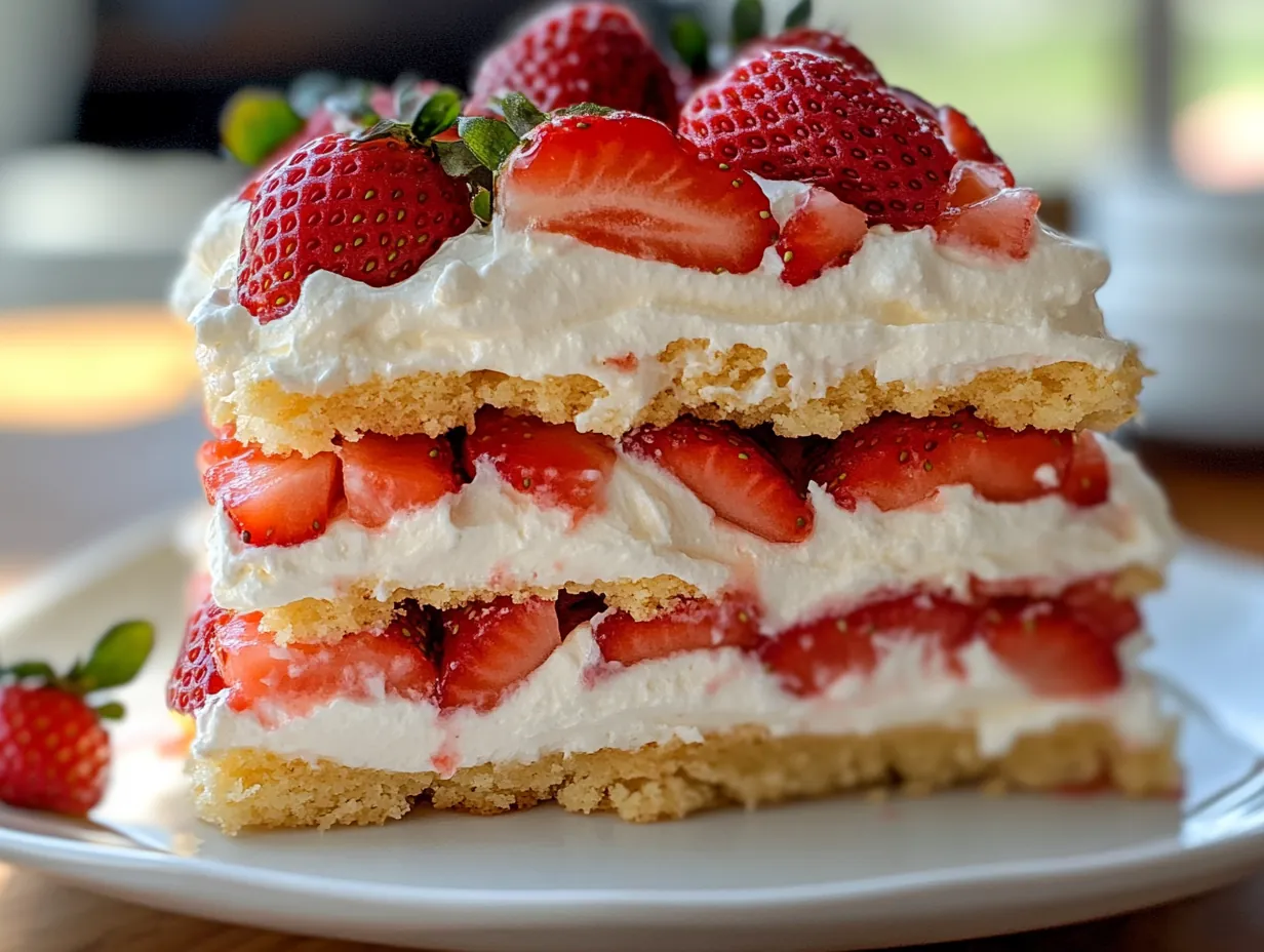 30-Minute No-Bake Strawberry Shortcake Magic: Easy Dessert