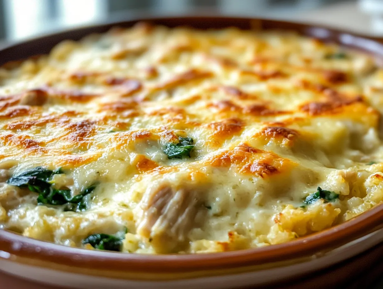 Healthy Chicken Cauliflower Rice Casserole: A Flavorful Weeknight Delight step by step