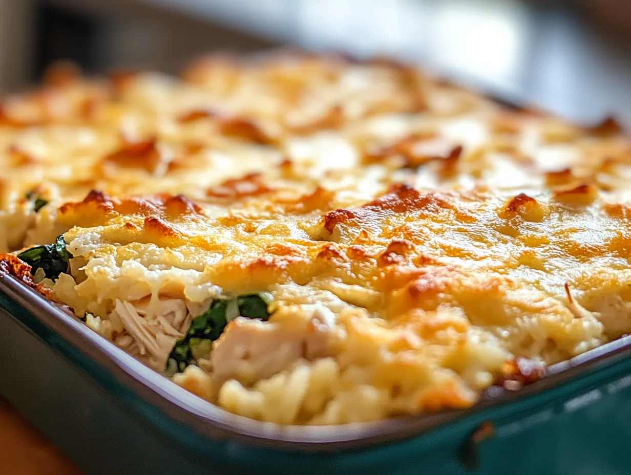 Healthy Chicken Cauliflower Rice Casserole: A Flavorful Weeknight Delight