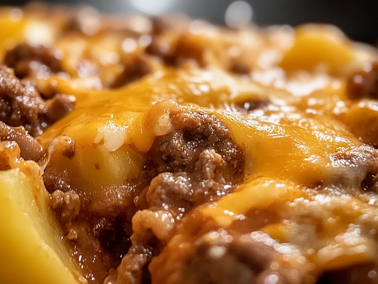 Hearty Slow Cooker Cowboy Casserole: Your New Weeknight Favorite finished dish