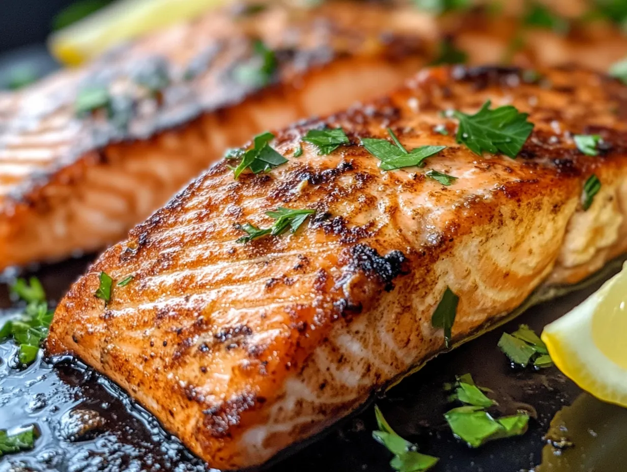 Quick Air Fryer Salmon: Your Easy Weeknight Dinner Solution finished dish