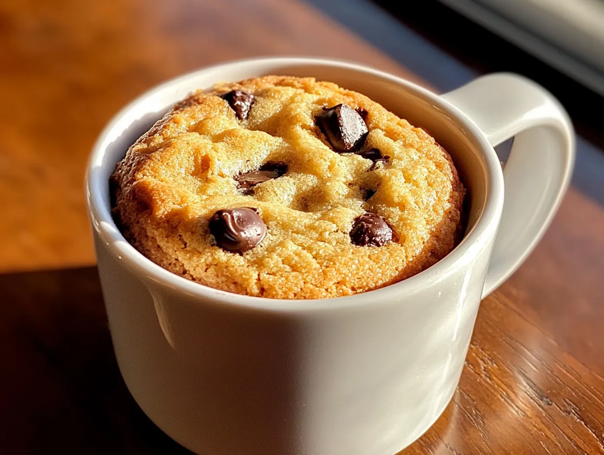 Quick Craving Fix: The Ultimate Easy Microwave Mug Cookie step by step