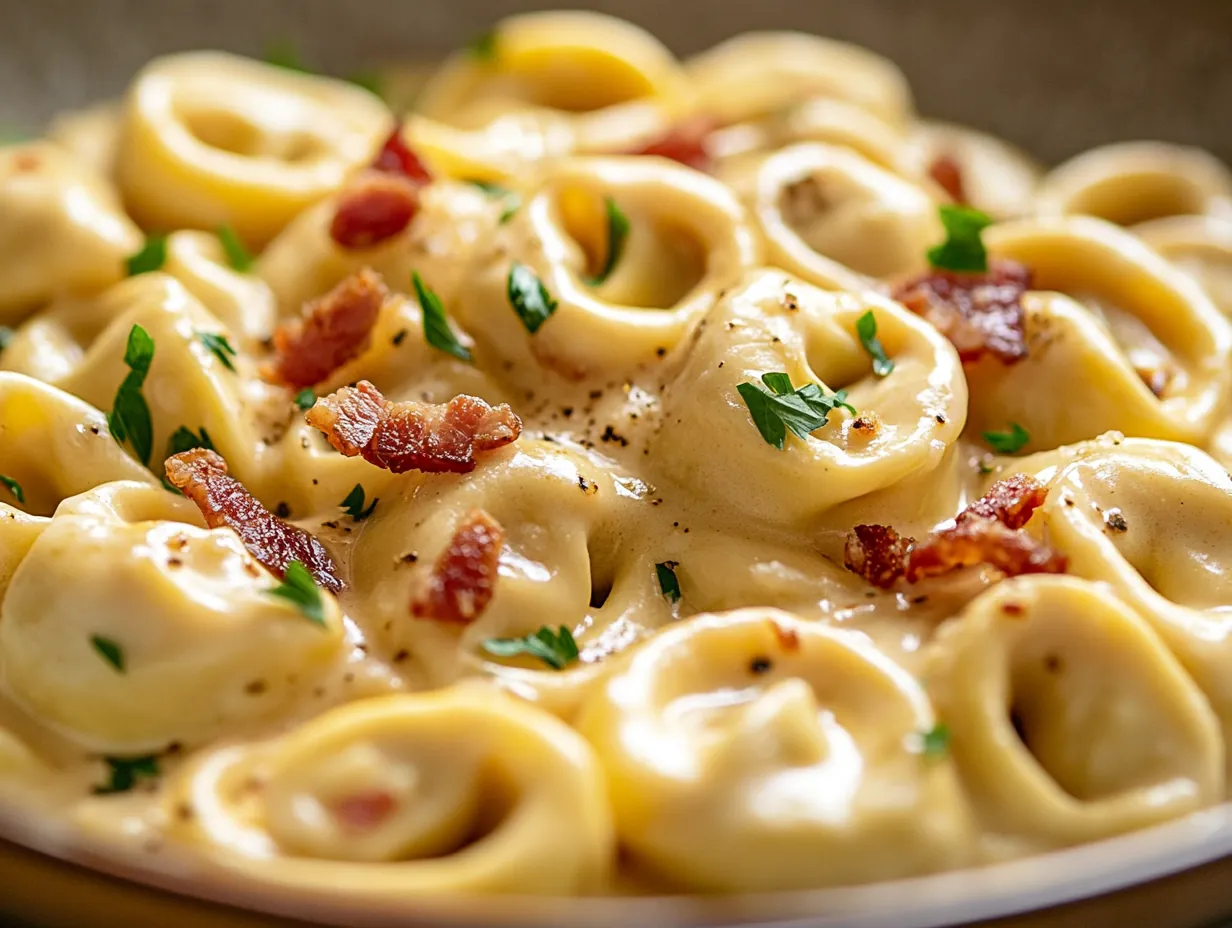 Quick Tortellini Carbonara: Your 30-Minute Weeknight Italian Delight step by step