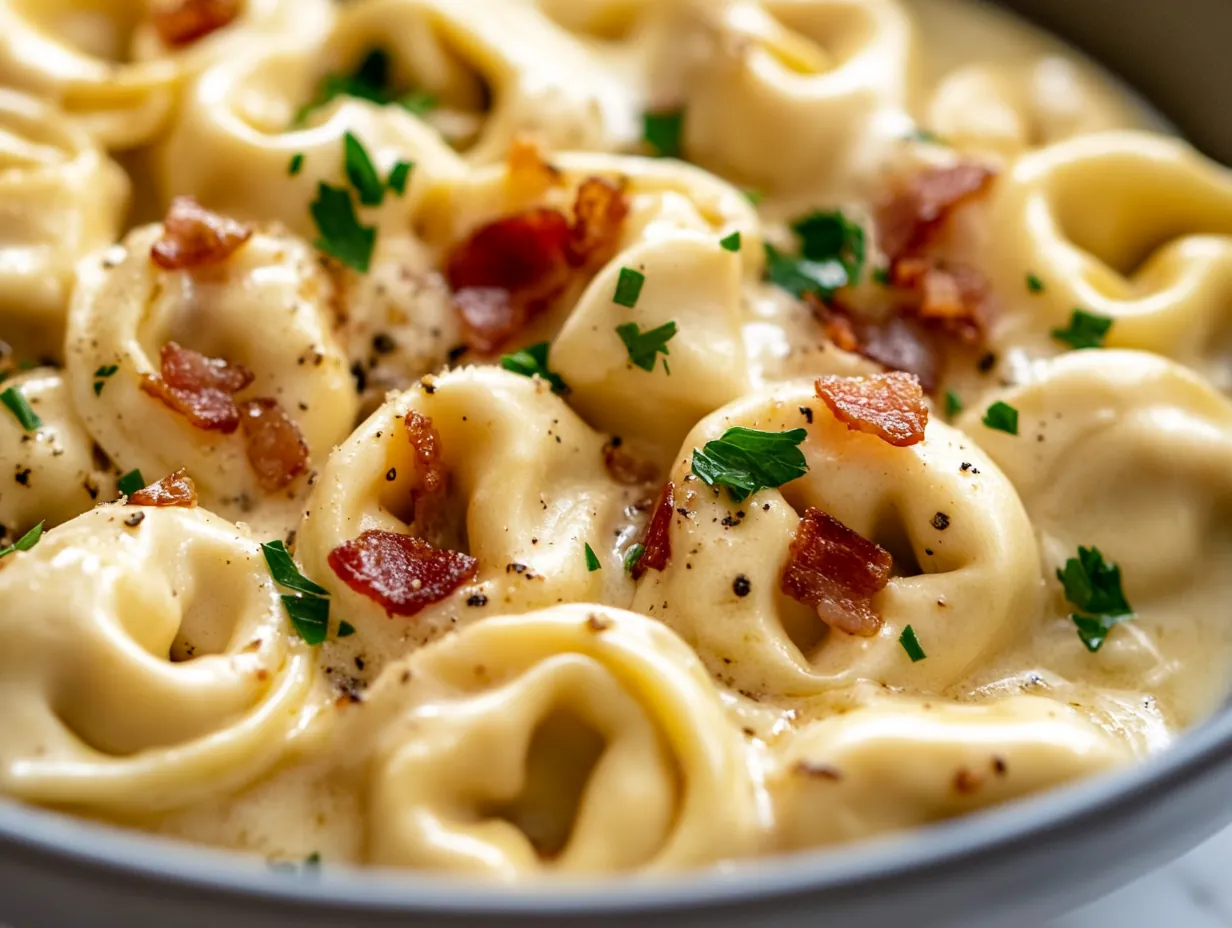 Quick Tortellini Carbonara: Your 30-Minute Weeknight Italian Delight