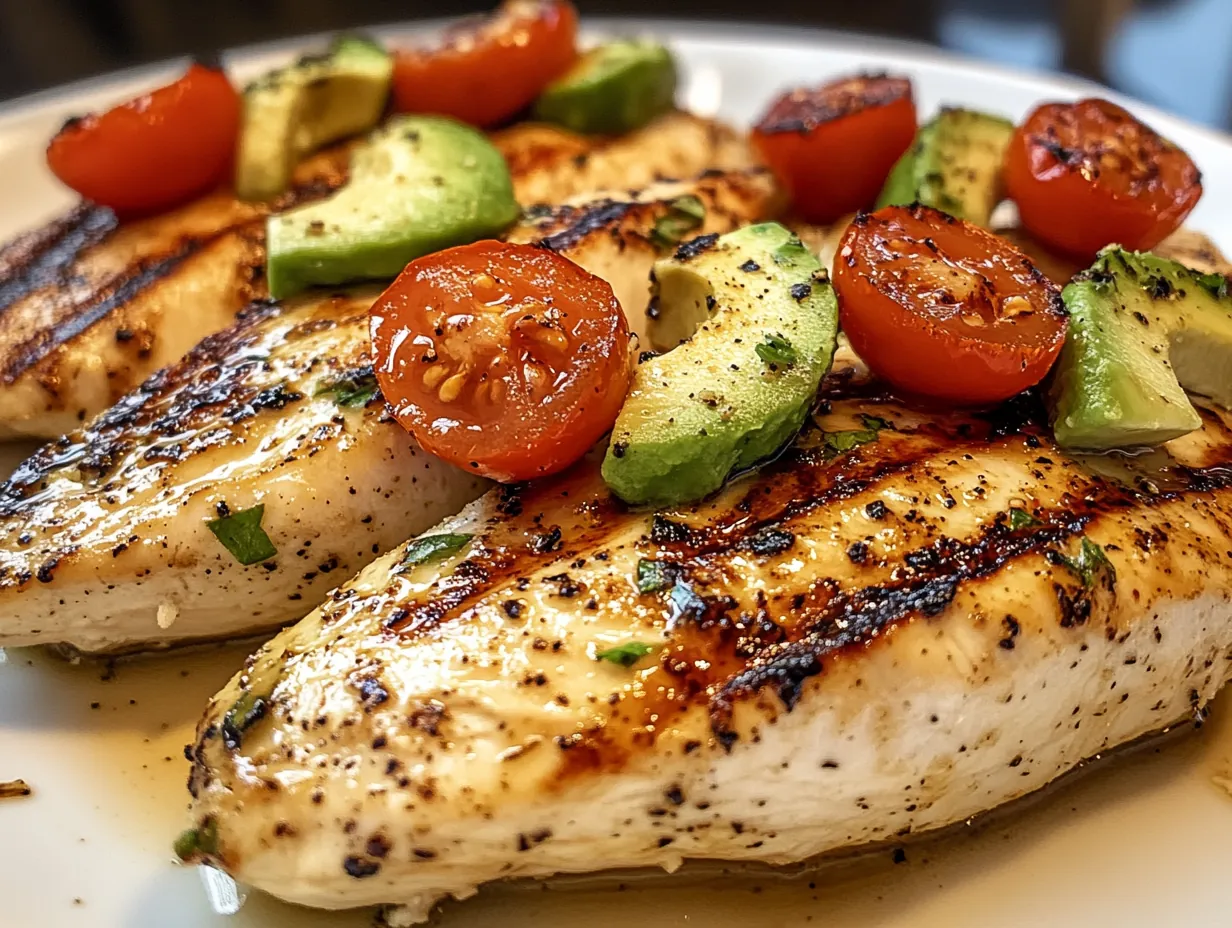 Sizzling California Avocado Chicken: Easy Grilled Perfection
