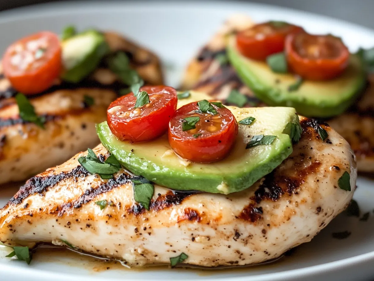 Sizzling California Avocado Chicken: Easy Grilled Perfection