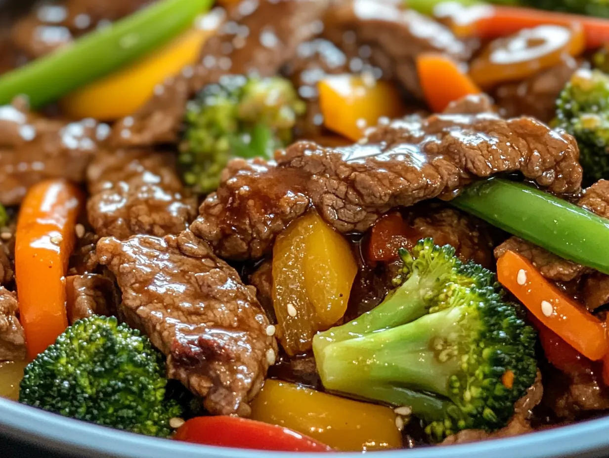 Unlock Flavor: Your 30-Minute Beef Stir Fry with Fresh Vegetables finished dish