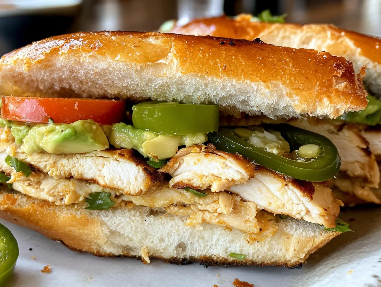 Unveiling the Zesty Chicken Torta Sandwich: A Flavorful Journey