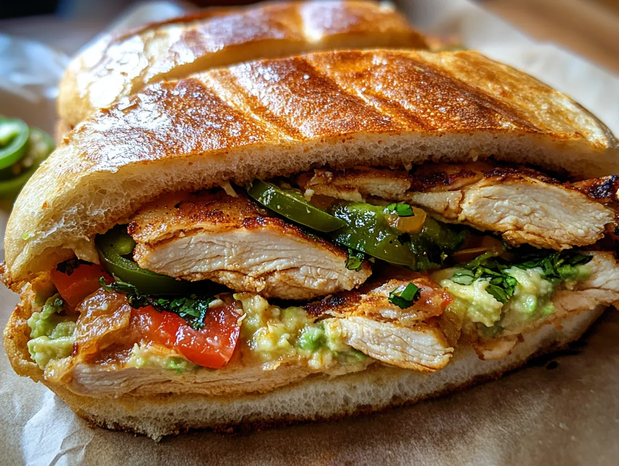 Unveiling the Zesty Chicken Torta Sandwich: A Flavorful Journey step by step