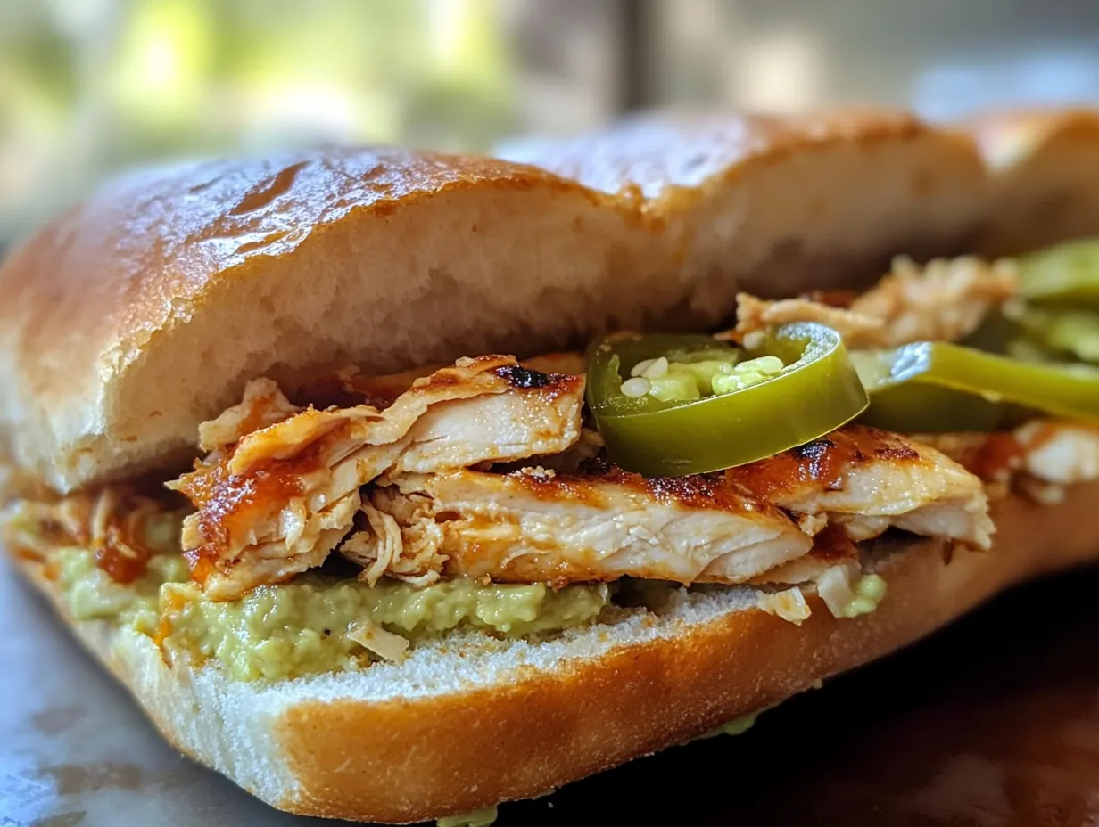 Unveiling the Zesty Chicken Torta Sandwich: A Flavorful Journey finished dish